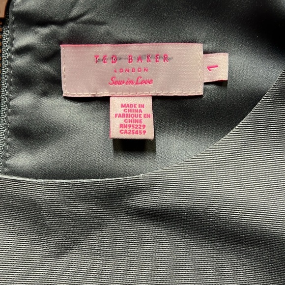 Ted Baker Bird Dress Gray - Picture 6 of 9